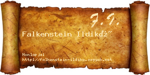 Falkenstein Ildikó névjegykártya
